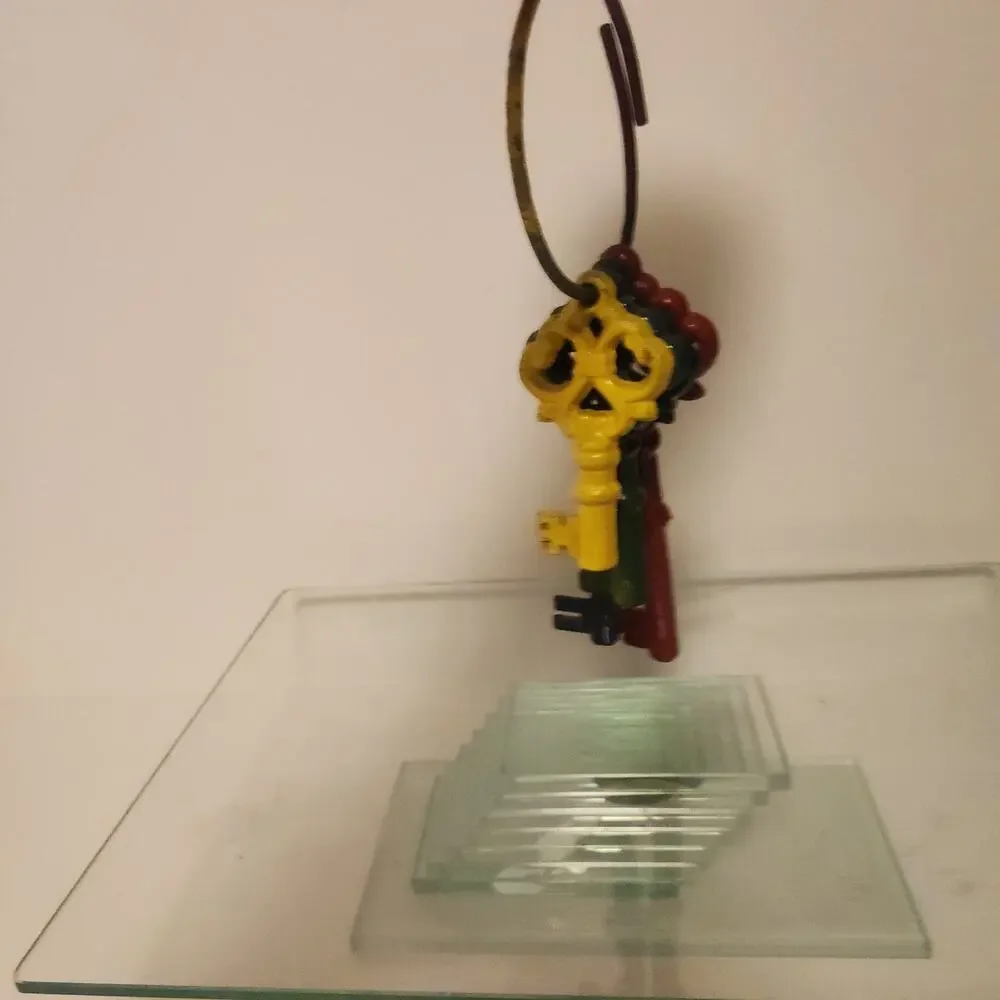 Large Metal Skeleton Keys Primary Colors